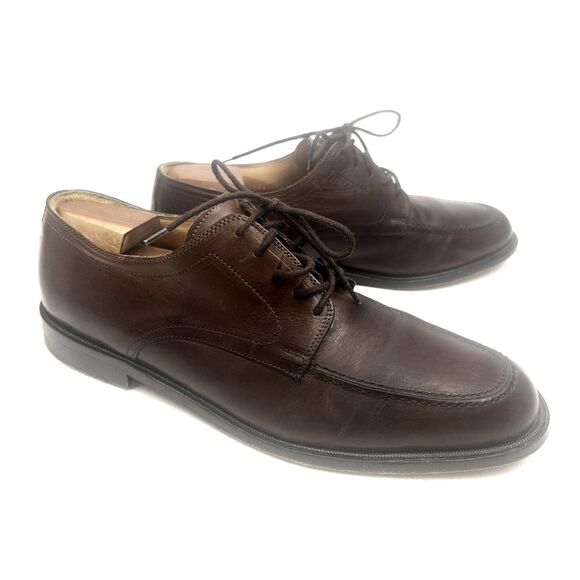 Johnson & Murphy Cellini Made In Italy Mens Brown Leather Sz 10.5 M Moc Toe main image 9
